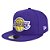 Boné New Era 5950 Los Angeles Lakers Aba Reta Roxo - Imagem 1