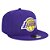 Boné New Era 5950 Los Angeles Lakers Aba Reta Roxo - Imagem 4