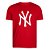Camiseta New Era New York Yankees Big Logo Vermelho - Imagem 1