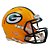 Capacete Riddell Green Bay Packers Miniatura Revolution Speed - Imagem 1