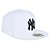 Boné New Era 5950 New York Yankees Aba Reta Branco MLB - Imagem 4