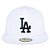 Boné New Era 5950 Los Angeles Dodgers Fitted Branco - Imagem 3
