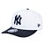 Boné New Era 950 New York Yankees Stretch Snap Branco - Imagem 1