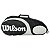 Raqueteira Wilson Team X9 Preta/Prata - Imagem 2