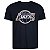 Camiseta New Era Los Angeles Lakers NBA Regular Core Preto - Imagem 1