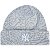 Gorro New Era New York Yankees MLB Core Cinza FullPrint - Imagem 1