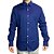 Camisa Social Manga Longa Tommy Hilfiger Slim Azul Marinho - Imagem 1