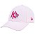 Boné New Era 940 New York Yankees Feminino Rosa - Imagem 1
