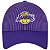 Boné New Era 920 Los Angeles Lakers Core Roxo Aba Curva - Imagem 3