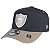 Boné New Era 940 A-Frame Las Vegas Raiders Dual Cinza Escuro - Imagem 1
