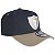 Boné New Era 940 A-Frame Las Vegas Raiders Dual Cinza Escuro - Imagem 4