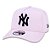 Boné New York Yankees 940 Veranito Logo Rosa - New Era - Imagem 1