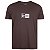 Camiseta New Era Logo Box Marrom - Imagem 1