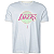Camiseta New Era Los Angeles Lakers Core Off White - Imagem 1