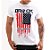 Camiseta Brock Bandeira EUA Branca Futebol Americano - Imagem 1