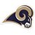 Imã Los Angeles Rams Logo Magnético 15cm - Imagem 1