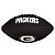 Bola Futebol Americano Green Bay Packers Team Logo Black - Wilson - Imagem 3