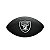 Bola Futebol Americano Oakland Raiders Team Logo Black - Wilson - Imagem 1