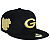 Boné New Era 5950 Green Bay Packers Core Preto - Imagem 4