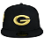 Boné New Era 5950 Green Bay Packers Core Preto - Imagem 3