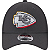 Boné New Era 940 Kansas City Chiefs Draft Cinza Escuro - Imagem 3