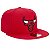 Boné New Era 5950 Chicago Bulls NBA Fitted Vermelho - Imagem 4