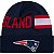 Gorro New Era New England Patriots NFL Sideline 2024 Azul - Imagem 1