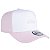 Boné New Era 940 A-Frame Branded Core Snapback Branco e Rosa - Imagem 4
