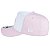 Boné New Era 940 A-Frame Branded Core Snapback Branco e Rosa - Imagem 5