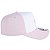 Boné New Era 940 A-Frame Branded Core Snapback Branco e Rosa - Imagem 6