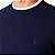 Suéter Tricot Reserva Gola Careca Masculino Azul Marinho - Imagem 4