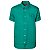 Camisa Reserva Linho Masculina Manga Curta Verde - Imagem 1