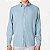 Camisa Reserva Linho Masculina Manga Longa Azul Claro - Imagem 4