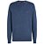 Suéter Tricot Tommy Hilfiger Signature Gola V Azul - Imagem 1
