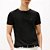 Camiseta Tommy Hilfiger Stretch Slim Fit Masculina Preta - Imagem 3