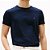 Camiseta Tommy Hilfiger Stretch Slim Fit Masculina Azul - Imagem 3