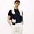 Camiseta Tommy Hilfiger Stretch Slim Fit Masculina Azul - Imagem 4