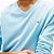 Suéter Tricot Tommy Hilfiger Signature Gola V Azul Claro - Imagem 3