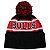 Gorro New Era Chicago Bulls NBA Pompom Preto e Vermelho - Imagem 2
