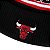 Gorro New Era Chicago Bulls NBA Pompom Preto e Vermelho - Imagem 3