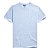 Camiseta Reserva Regular Mescla Touch Masculina Azul Claro - Imagem 1