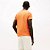 Camiseta Tommy Hilfiger Stretch Slim Fit Tee Laranja - Imagem 4