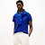 Camiseta Tommy Hilfiger Stretch Slim Fit Tee Azul Royal - Imagem 4