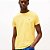 Camiseta Tommy Hilfiger Stretch Slim Fit Tee Amarela - Imagem 2