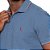 Camisa Polo Reserva Enxuto Novo Friso Masculina Azul - Imagem 3