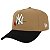 Boné New Era 940 A-Frame New York Yankees Love Caqui - Imagem 1