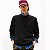 Moletom Tommy Hilfiger Casaco Terry Crew Masculino Preto - Imagem 2