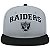 Boné New Era 950 Las Vegas Raiders Fan Cinza - Imagem 3