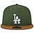 Boné New Era 950 Los Angeles Dodgers Core Verde Oliva - Imagem 3