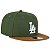 Boné New Era 950 Los Angeles Dodgers Core Verde Oliva - Imagem 4